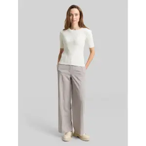 High-Waisted Trousers with Pleats Women Tom Tailor Lea image-1