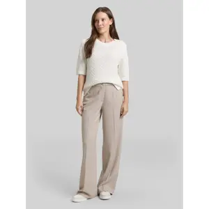High-Waisted Trousers with Pleats Women Tom Tailor Lea image-1