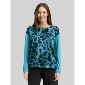 Women's Long Sleeve Leopard Print T-Shirt Tom Tailor image-1