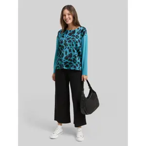 Women's Long Sleeve Leopard Print T-Shirt Tom Tailor image-3