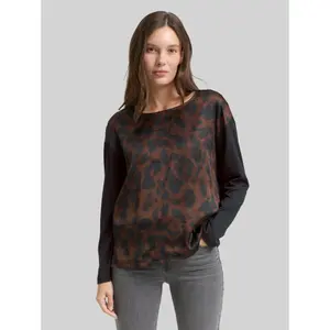 Women's Long Sleeve Leopard Print T-Shirt Tom Tailor image-1