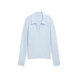 Women's long-sleeved polo shirt Tom Tailor image-0
