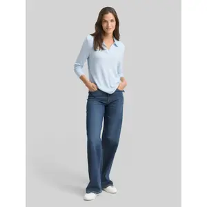Women's long-sleeved polo shirt Tom Tailor image-3