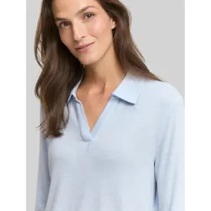 Women's long-sleeved polo shirt Tom Tailor image-4