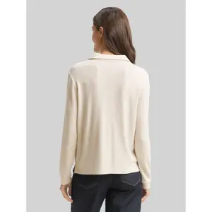 Women's long-sleeved polo shirt Tom Tailor image-2