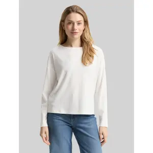 Women’s Boat Neck Ribbed T-Shirt Tom Tailor image-1