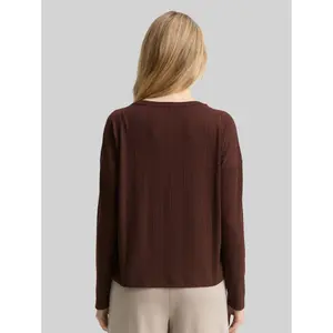 Women’s Boat Neck Ribbed T-Shirt Tom Tailor image-2