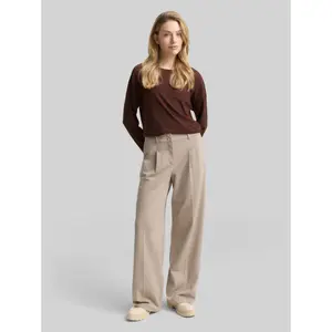 Women’s Boat Neck Ribbed T-Shirt Tom Tailor image-3