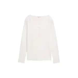 Women's long sleeve T-shirt Tom Tailor Henley image-0