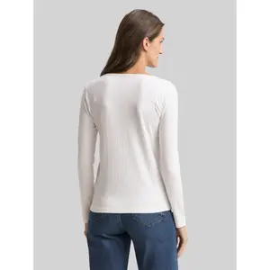 Women's long sleeve T-shirt Tom Tailor Henley image-2