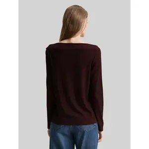Women's long sleeve T-shirt Tom Tailor Henley image-2