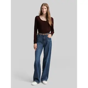 Women's long sleeve T-shirt Tom Tailor Henley image-3
