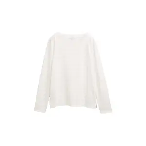 Women's Long Sleeve Glitter Striped T-shirt Tom Tailor image-0