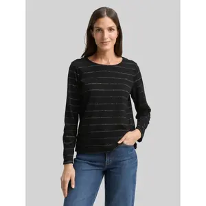 Women's Long Sleeve Glitter Striped T-shirt Tom Tailor image-1