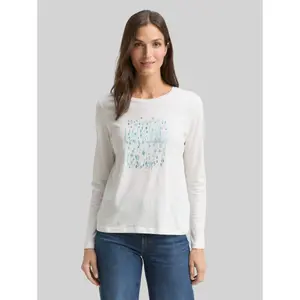 Women's Long Sleeve Printed Front T-shirt Tom Tailor image-1