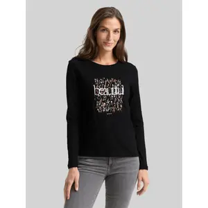 Women's Long Sleeve Printed Front T-shirt Tom Tailor image-1