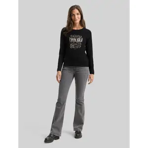 Women's Long Sleeve Printed Front T-shirt Tom Tailor image-3