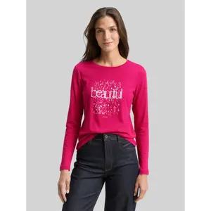 Women's Long Sleeve Printed Front T-shirt Tom Tailor image-1