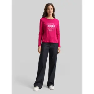 Women's Long Sleeve Printed Front T-shirt Tom Tailor image-3