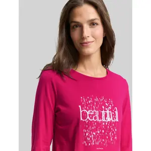 Women's Long Sleeve Printed Front T-shirt Tom Tailor image-4