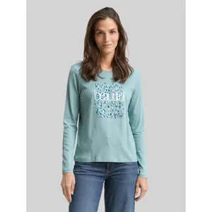 Women's Long Sleeve Printed Front T-shirt Tom Tailor image-1