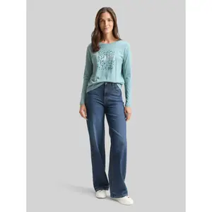 Women's Long Sleeve Printed Front T-shirt Tom Tailor image-3
