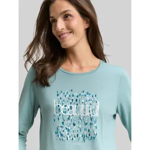 Women's Long Sleeve Printed Front T-shirt Tom Tailor image-4