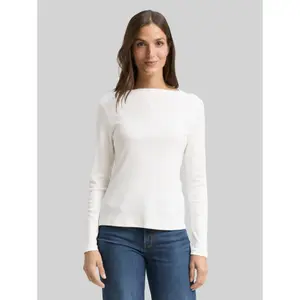 Basic Lange Mouwen T-shirt Dames Tom Tailor image-1