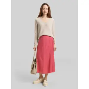 High-Waisted Satin Skirt for Women Tom Tailor image-1
