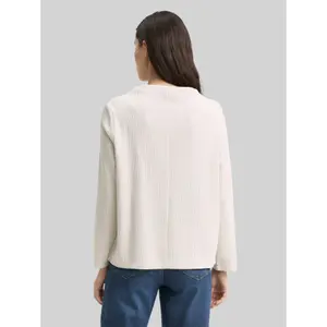 Pull Aspect Chiné High Collar Women's Tom Tailor image-2