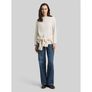 Pull Aspect Chiné High Collar Women's Tom Tailor image-3