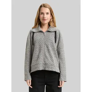 Zipped High Collar Sweatshirt Women Tom Tailor image-1