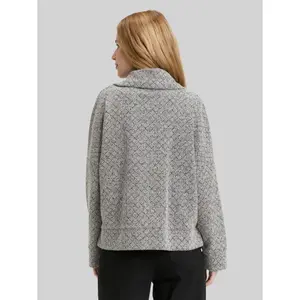Zipped High Collar Sweatshirt Women Tom Tailor image-2