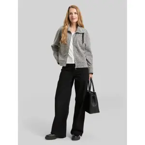 Zipped High Collar Sweatshirt Women Tom Tailor image-3