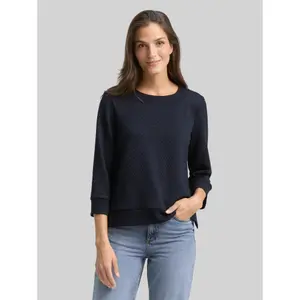 Structured Sweatshirt with 7/8 Sleeves Women Tom Tailor image-1