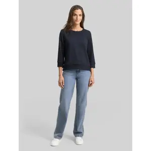 Structured Sweatshirt with 7/8 Sleeves Women Tom Tailor image-3