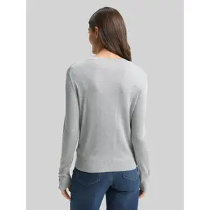 Knit Jumper with Decorative Button Detail on Sleeves Women Tom Tailor image-2