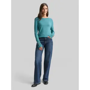 Knit Jumper with Decorative Button Detail on Sleeves Women Tom Tailor image-3
