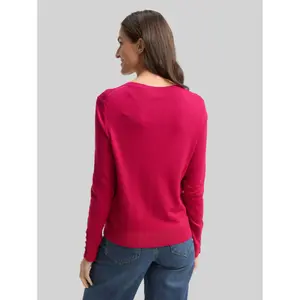 Knit Jumper with Decorative Button Detail on Sleeves Women Tom Tailor image-2