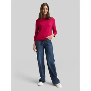 Knit Jumper with Decorative Button Detail on Sleeves Women Tom Tailor image-3