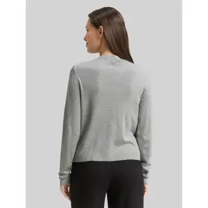 Women's Round Neck Cardigan with Hidden Button Placket Tom Tailor image-2