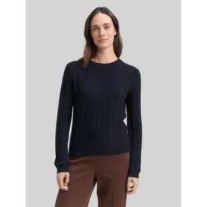 Women's Ribbed Crew Neck Sweater Tom Tailor image-1