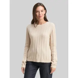 Women's Ribbed Crew Neck Sweater Tom Tailor image-1