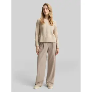 Bouclé Pull with Round Neck Women Tom Tailor image-3