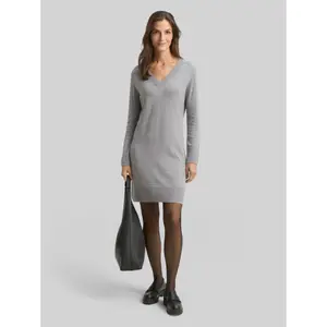 Women's V-Neck Knitted Sweater Dress Tom Tailor image-3