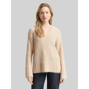 Women's knitted polo collar Tom Tailor image-1