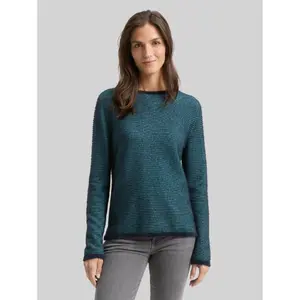 Striped Knit Jumper for Women Tom Tailor Featheryarn image-1