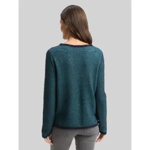Striped Knit Jumper for Women Tom Tailor Featheryarn image-2