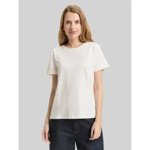 Women's T-Shirt with Floral Embroidery Tom Tailor image-1