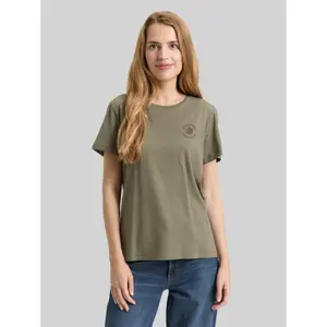 Women's T-Shirt with Floral Embroidery Tom Tailor image-1